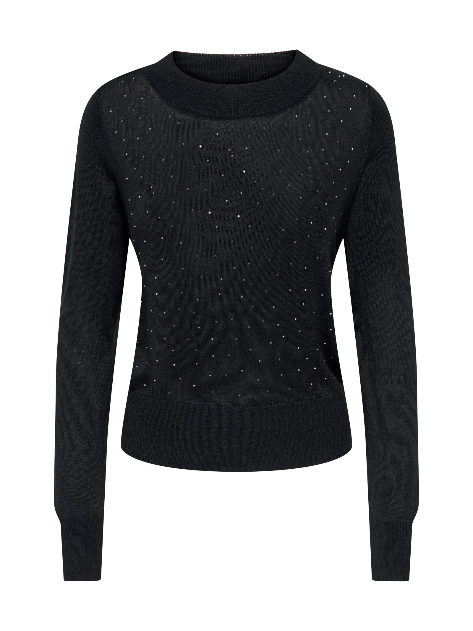 Maglia Only Solita Nera con strass 15384888 /Black ONLY 