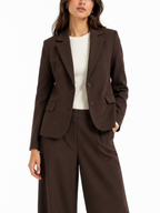 Blazer Please Cioccolato monopetto J0NNEEO000 CIOCCOLATO PLEASE 