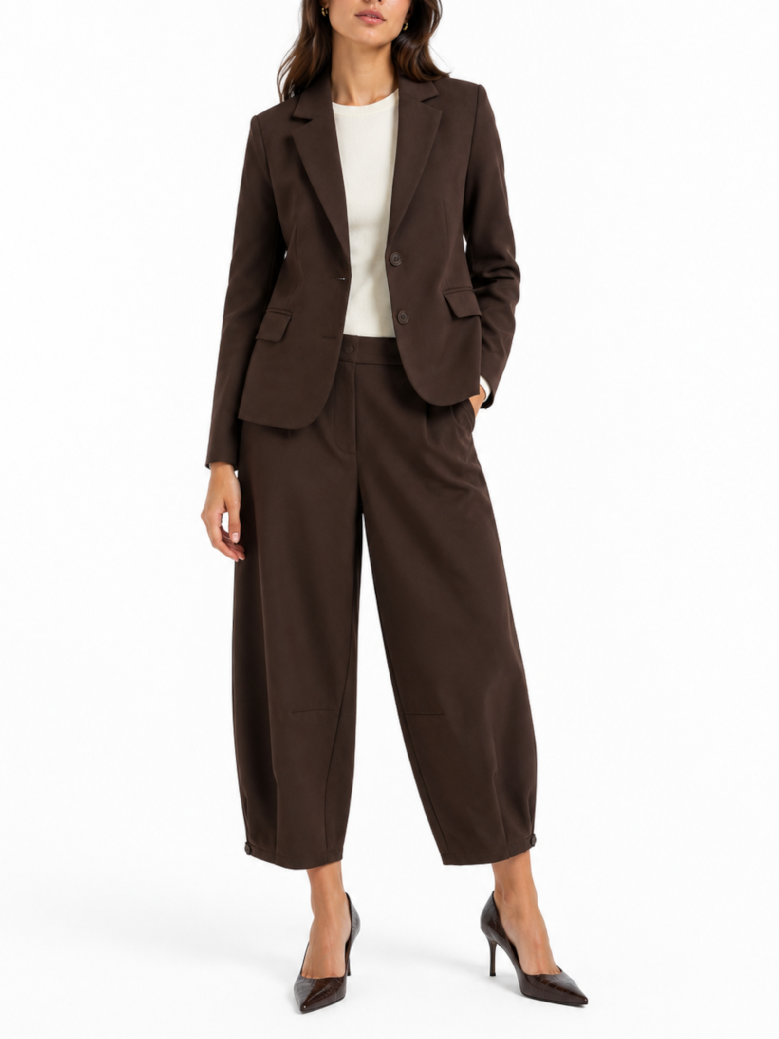 Blazer Please Cioccolato monopetto J0NNEEO000 CIOCCOLATO PLEASE 