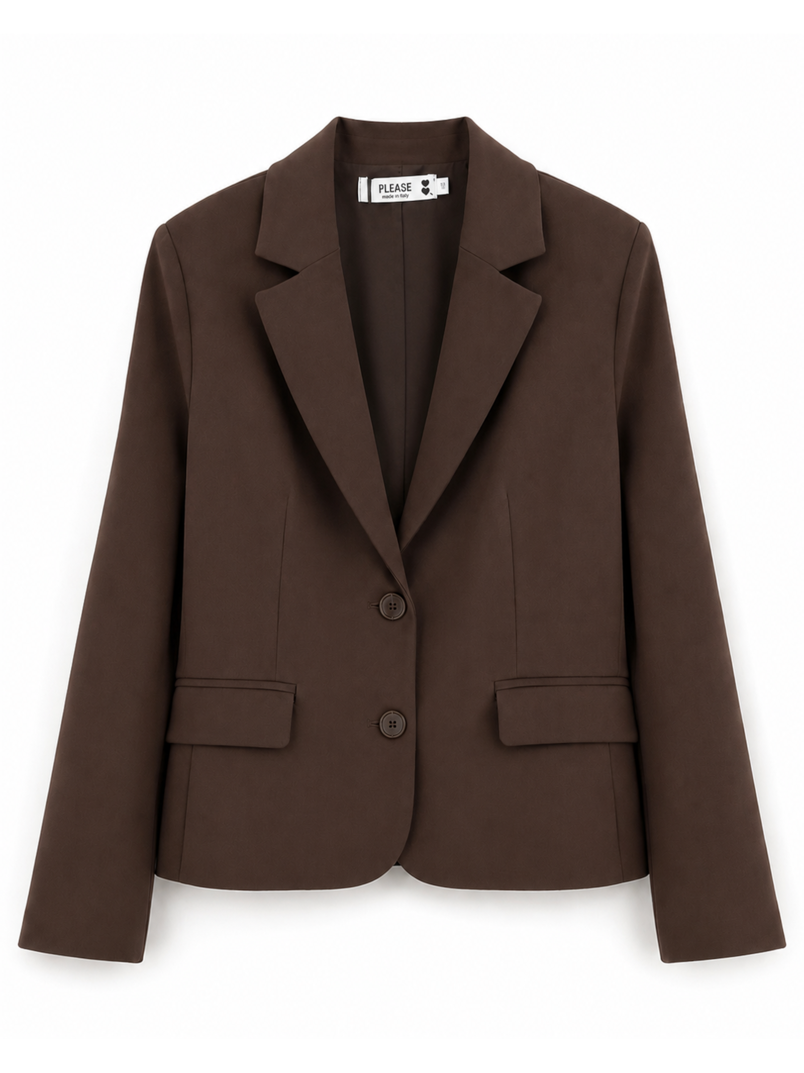 Blazer Please Cioccolato monopetto J0NNEEO000 CIOCCOLATO PLEASE 