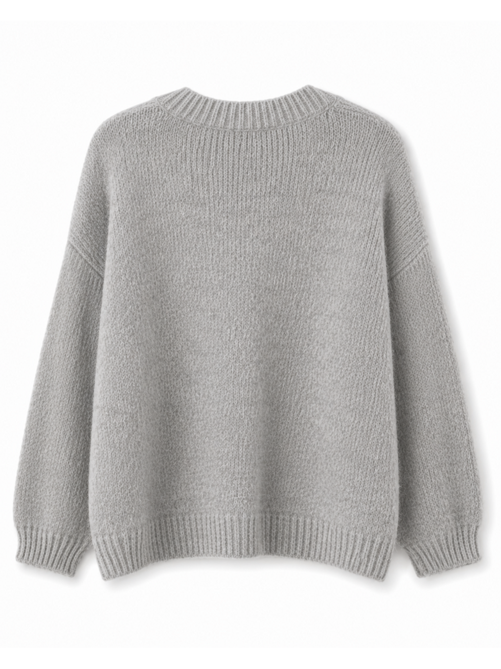 Maglia Please Grigio girocollo taschino M734725625 GRIGIO PLEASE 