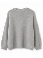 Maglia Please Grigio girocollo taschino M734725625 GRIGIO PLEASE 