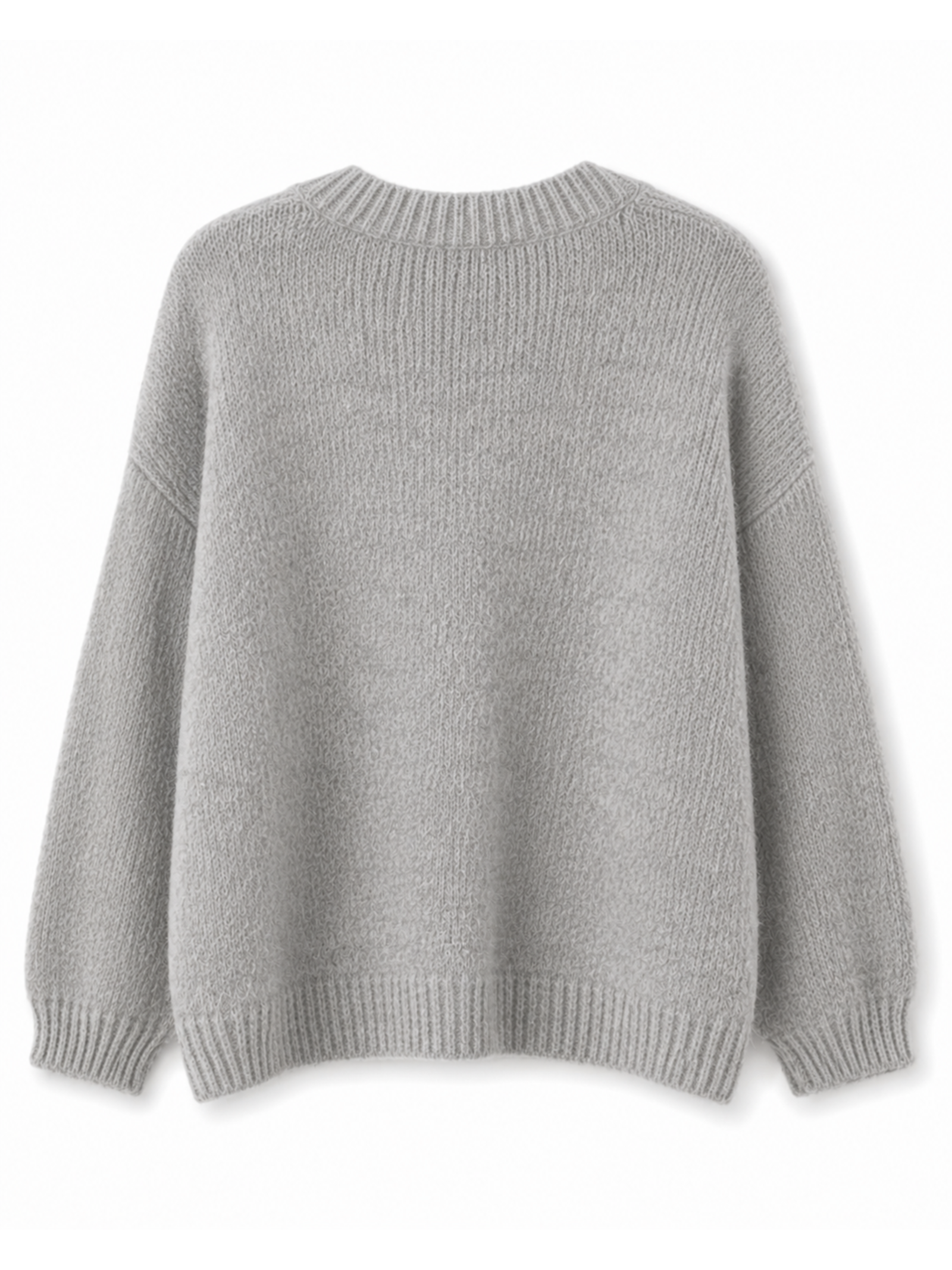 Maglia Please Grigio girocollo taschino M734725625 GRIGIO PLEASE 