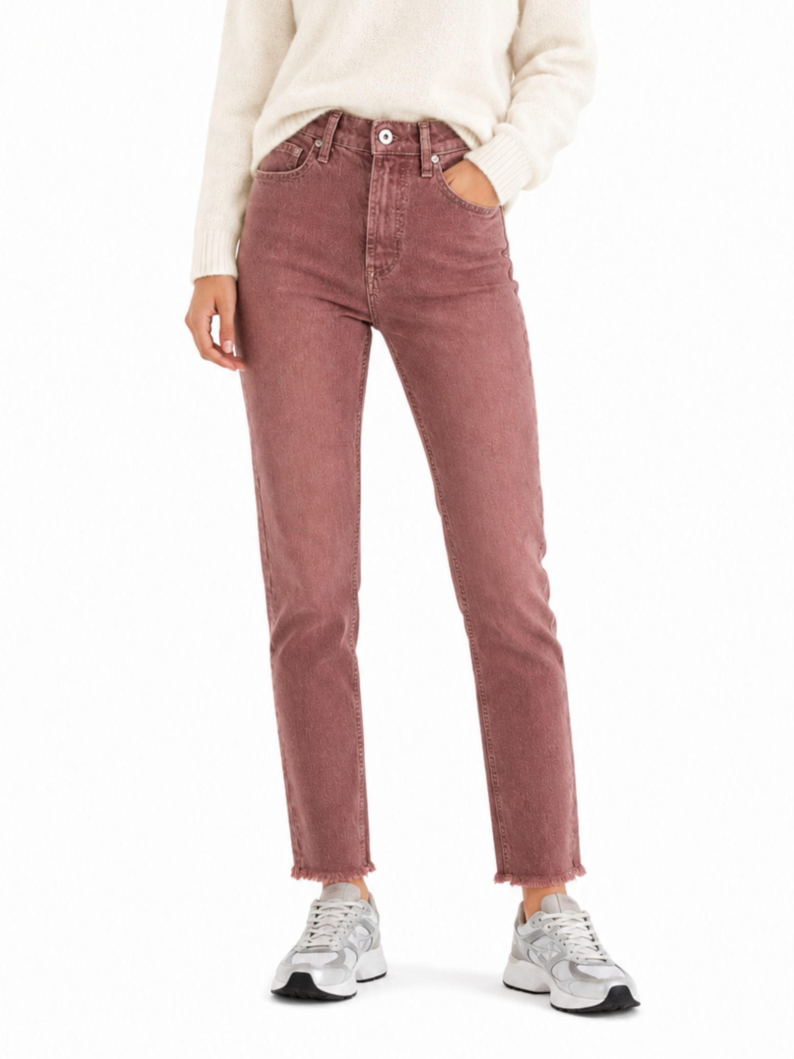 Jeans Please Rosa denim slim fit P2ZTDNECBZ PURPLE PLEASE 