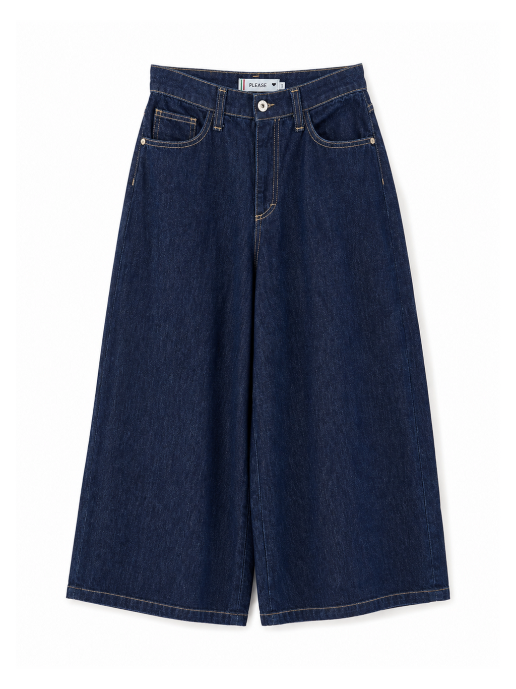Jeans Please Blue Denim Wide P3J9CQZW9 BLUE DENIM PLEASE 