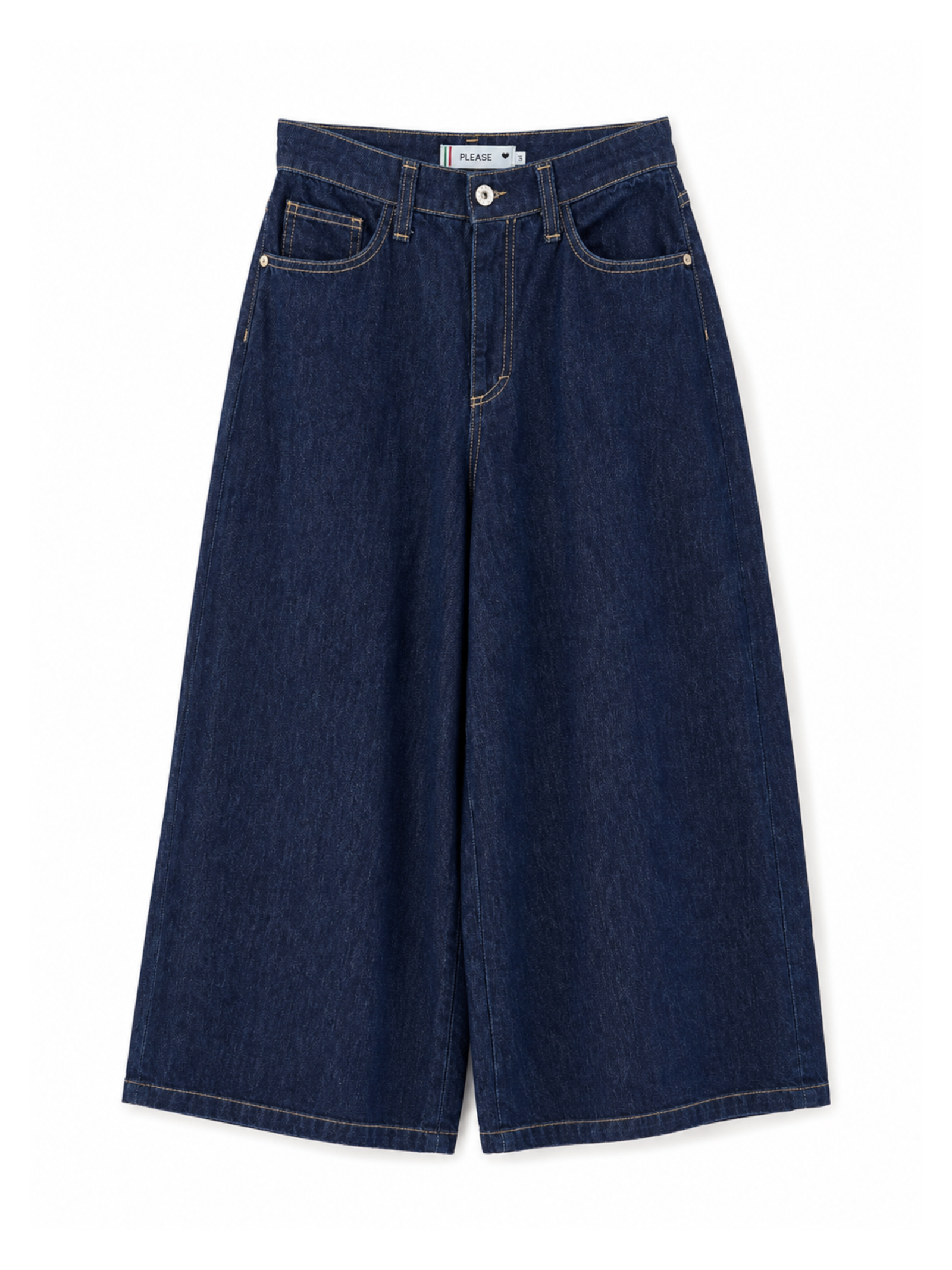 Jeans Please Blue Denim Wide P3J9CQZW9 BLUE DENIM PLEASE 