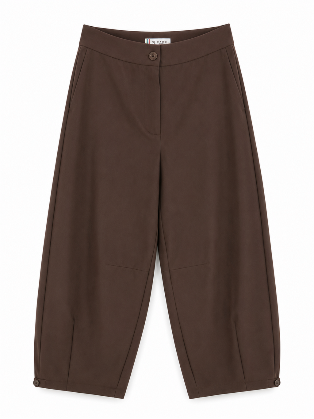 Pantalone Please Cioccolato Barrel P3R3EEO000 CIOCCOLATO PLEASE 
