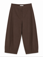Pantalone Please Cioccolato Barrel P3R3EEO000 CIOCCOLATO PLEASE 