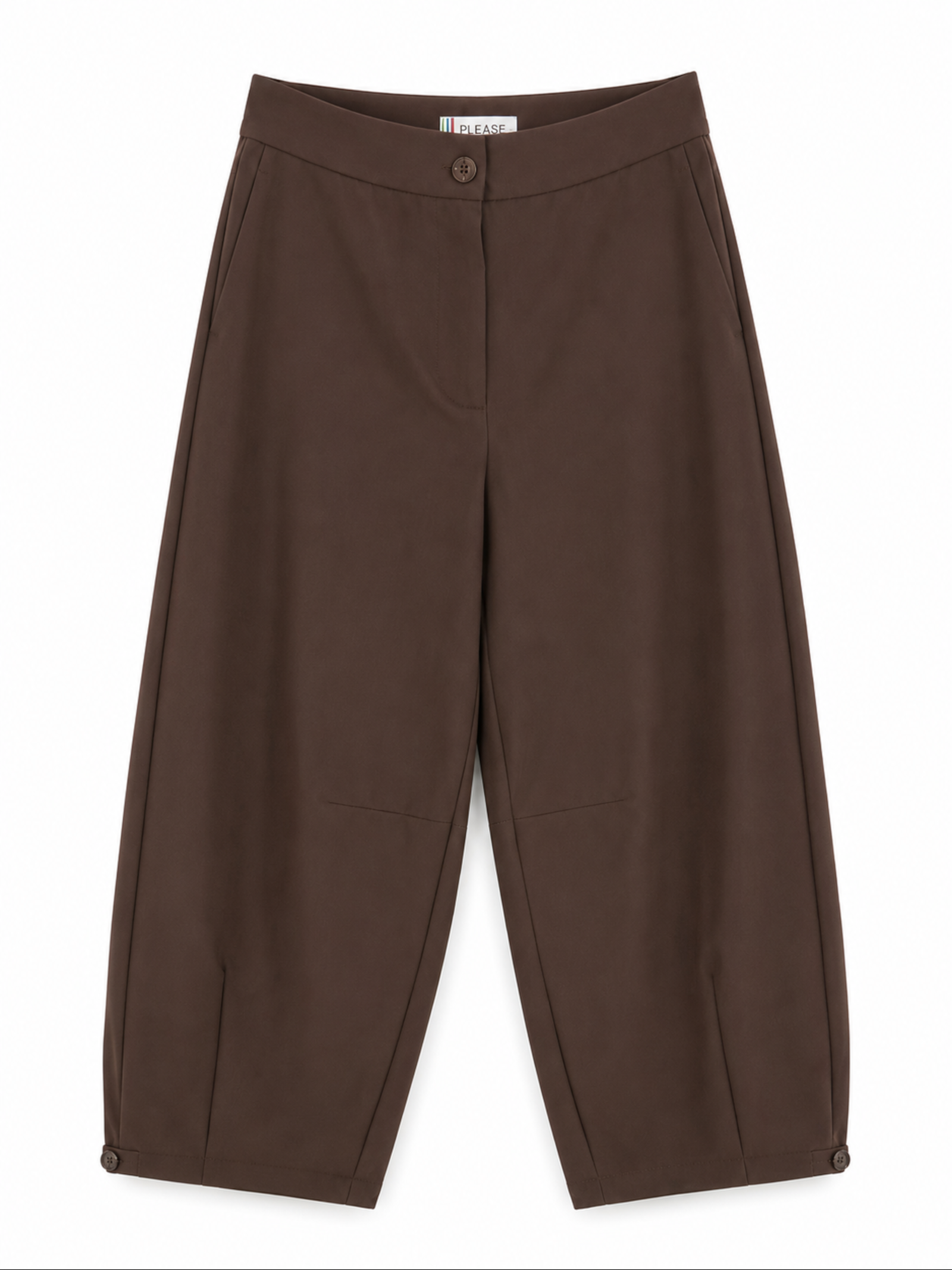 Pantalone Please Cioccolato Barrel P3R3EEO000 CIOCCOLATO PLEASE 