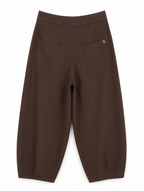 Pantalone Please Cioccolato Barrel P3R3EEO000 CIOCCOLATO PLEASE 