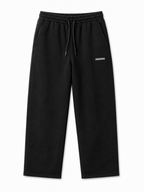 Pantalone Propaganda Nero logo in felpa BR830 BLACK PROPAGANDA 