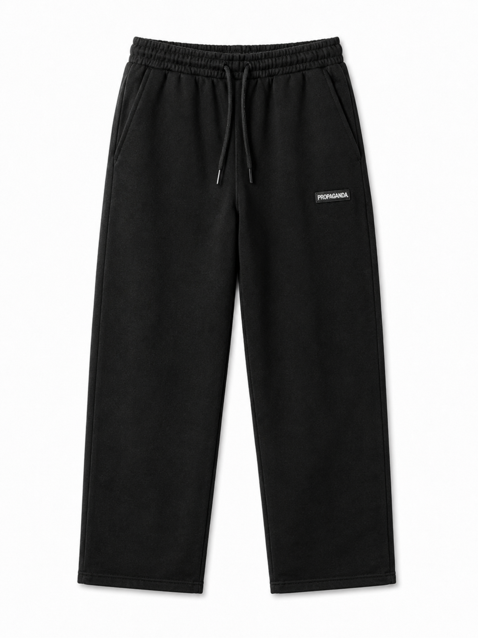 Pantalone Propaganda Nero logo in felpa BR830 BLACK PROPAGANDA 