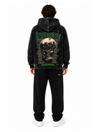Felpa Propaganda Nero Stonewash FE775 BLACK PROPAGANDA 