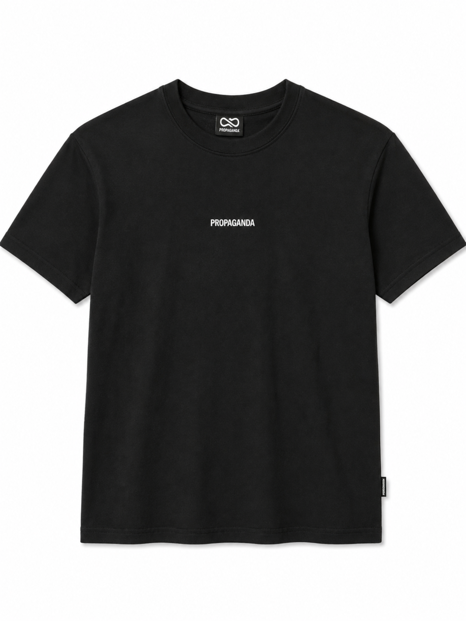 T-shirt Propaganda Nero Ribs Injury TS949 BLACK PROPAGANDA 