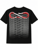 T-shirt Propaganda Nero Ribs Injury TS949 BLACK PROPAGANDA 