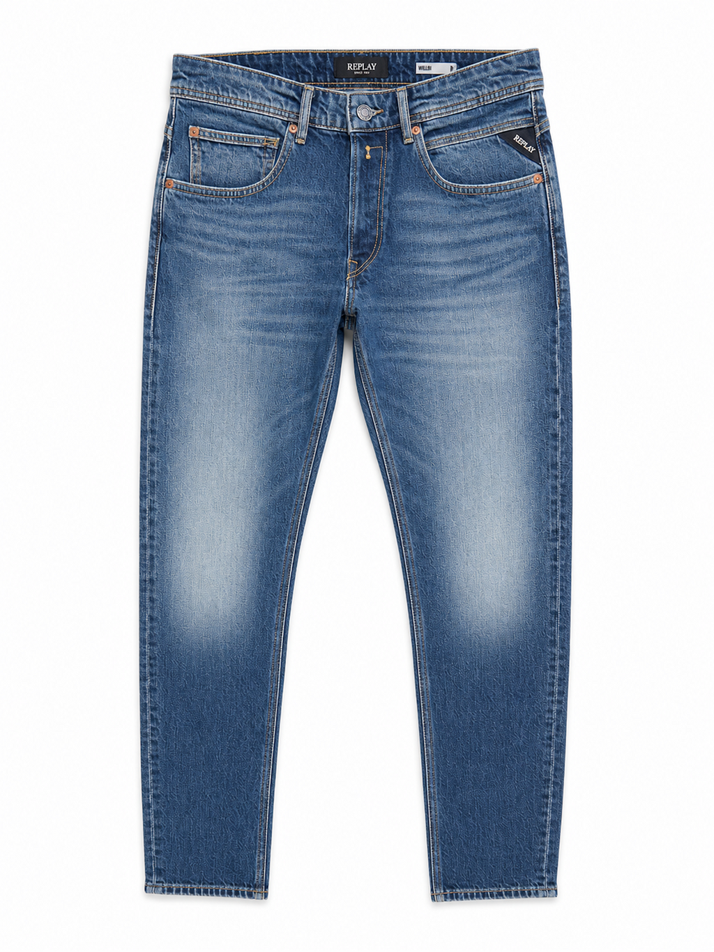 Jeans Replay Willbi Slim fit Medium Blue Denim M1008 727282C007 REPLAY 