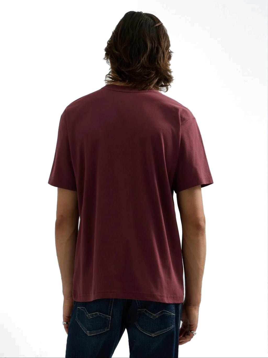 T-shirt Replay Bordeaux girocollo logo M12BE C06W REPLAY 