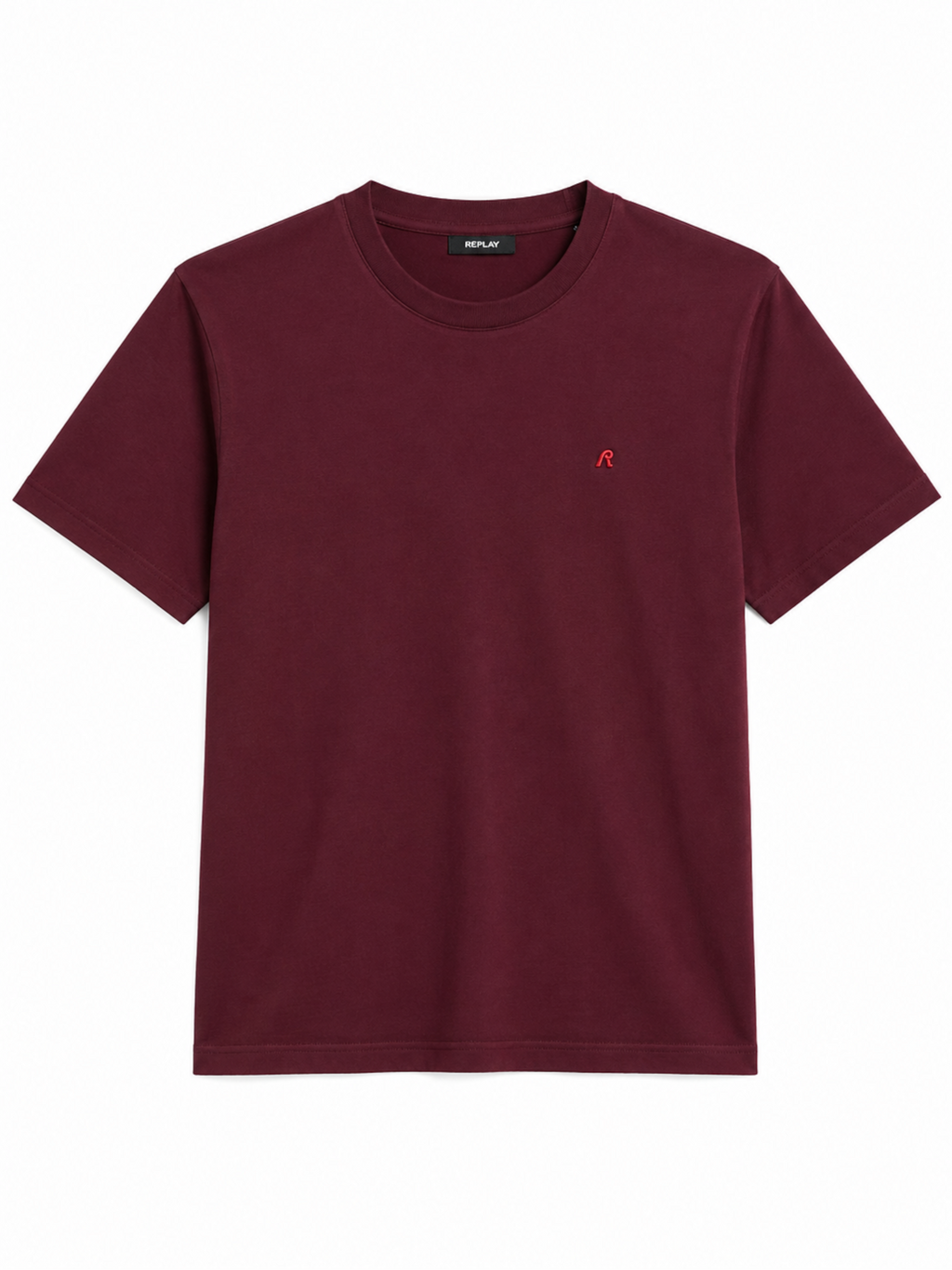 T-shirt Replay Bordeaux girocollo logo M12BE C06W REPLAY 
