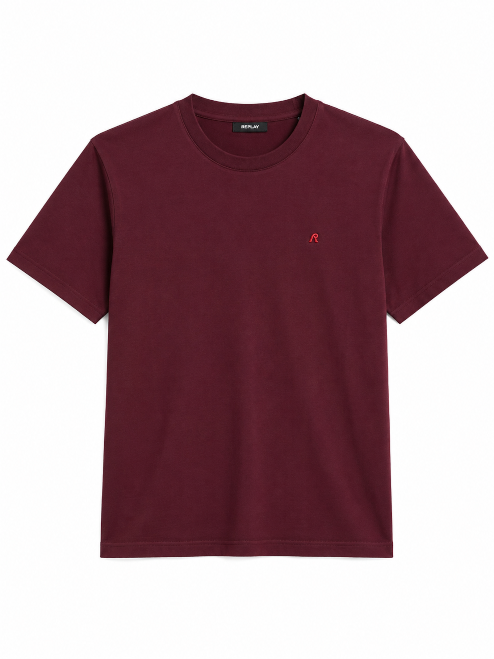 T-shirt Replay Bordeaux girocollo logo M12BE C06W REPLAY 