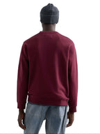 Felpa Replay Bordeaux girocollo logo M13LR C06W REPLAY 