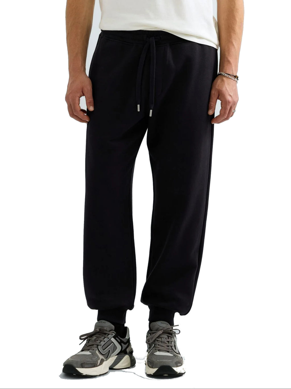 Pantalone Replay Nero in felpa M13LT C098 REPLAY 