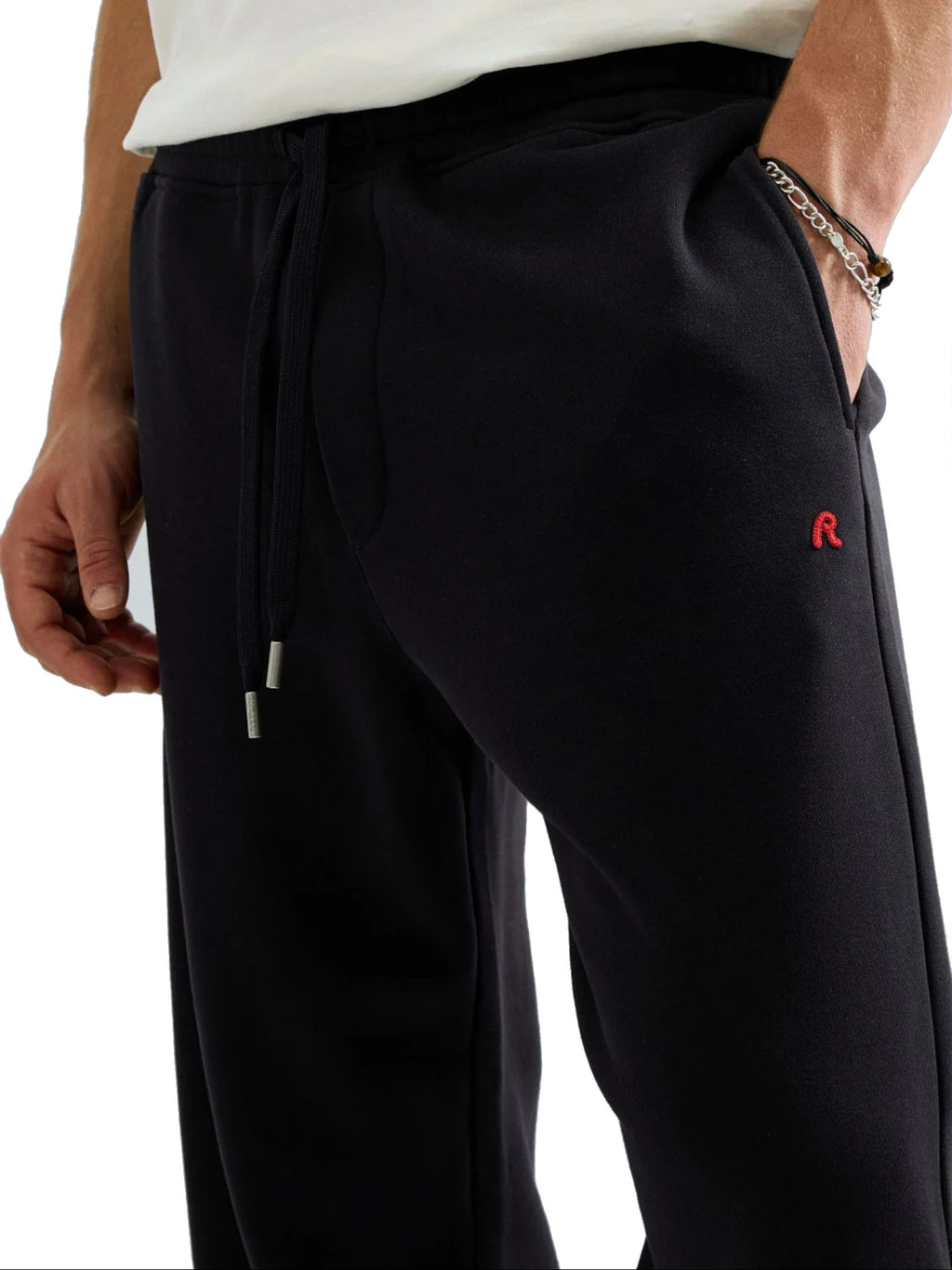 Pantalone Replay Nero in felpa M13LT C098 REPLAY 