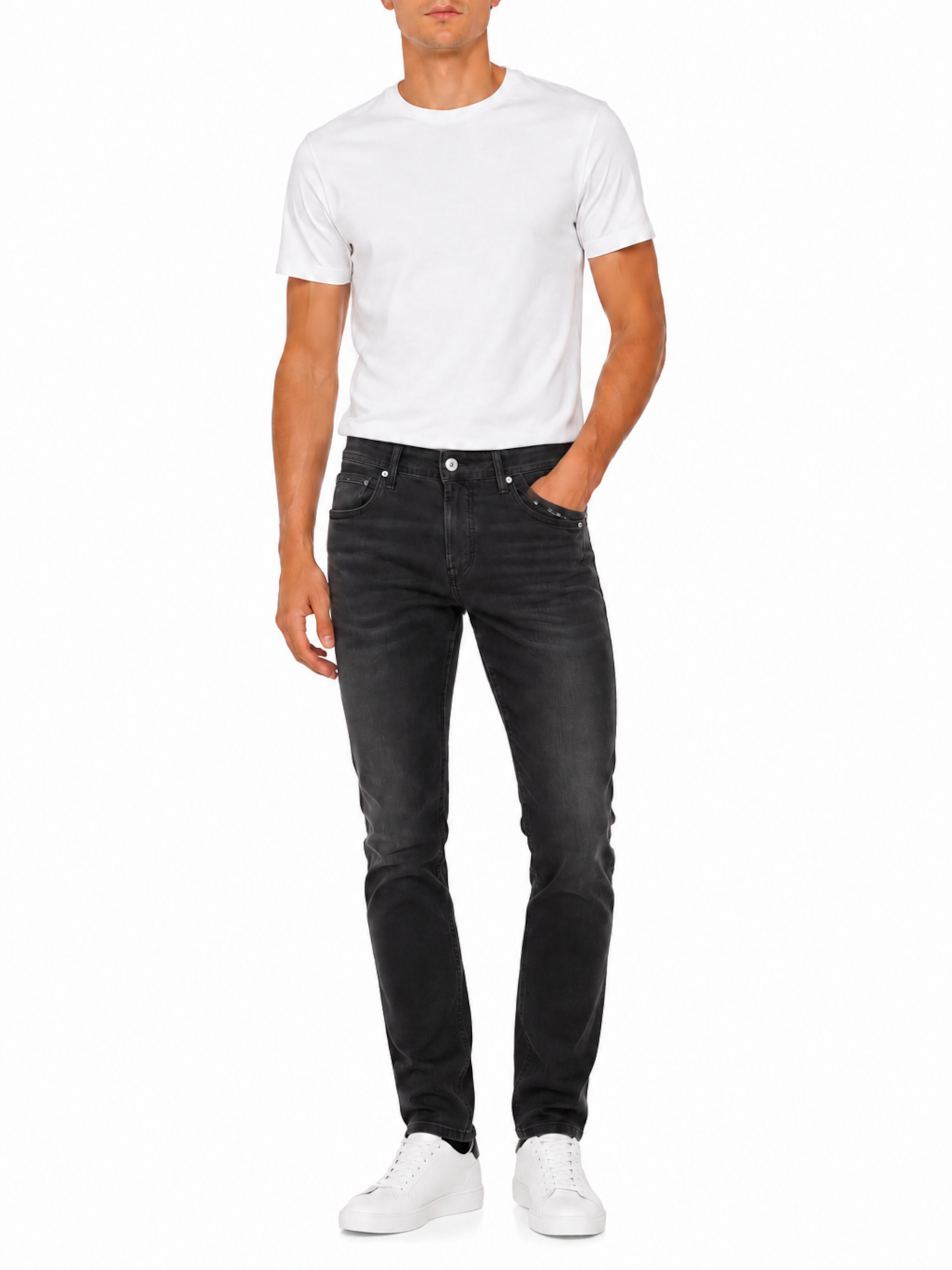 Jeans Replay Grover Straight Nero MA972 103C36097 REPLAY 