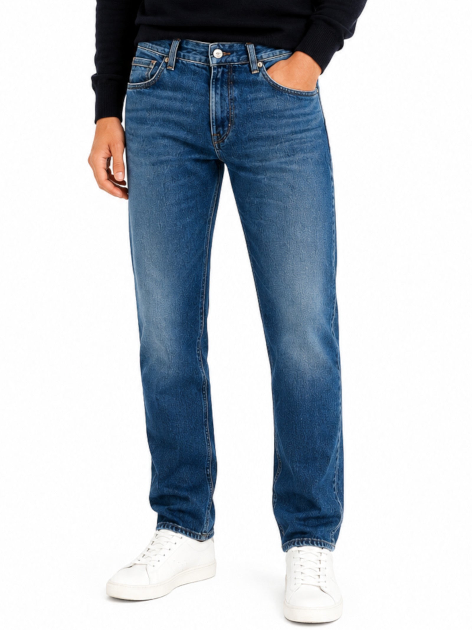 Jeans Replay Grover Straight Medium Blue Denim MA972 8860C1007 REPLAY 