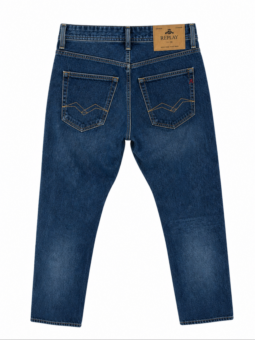 Jeans Replay Grover Straight Medium Blue Denim MA972 8860C1007 REPLAY 