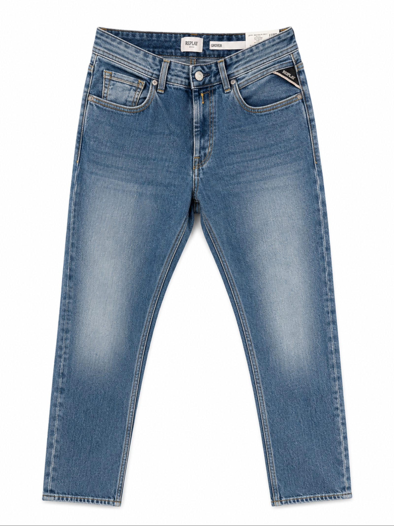 Jeans Replay Grover Straight Medium Blue Denim MA972 8860C2009 REPLAY 