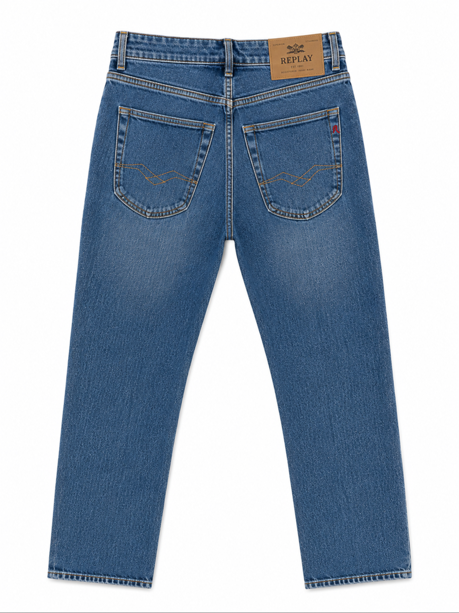 Jeans Replay Grover Straight Medium Blue Denim MA972 8860C2009 REPLAY 