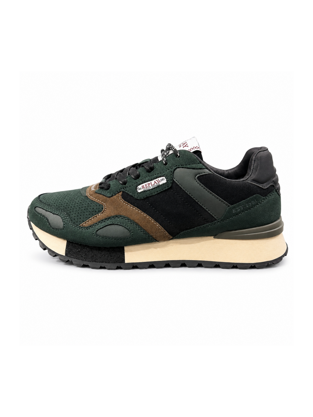 Sneaker Replay Verde blu Uomo RSY30200T MILITARY GREEN REPLAY 