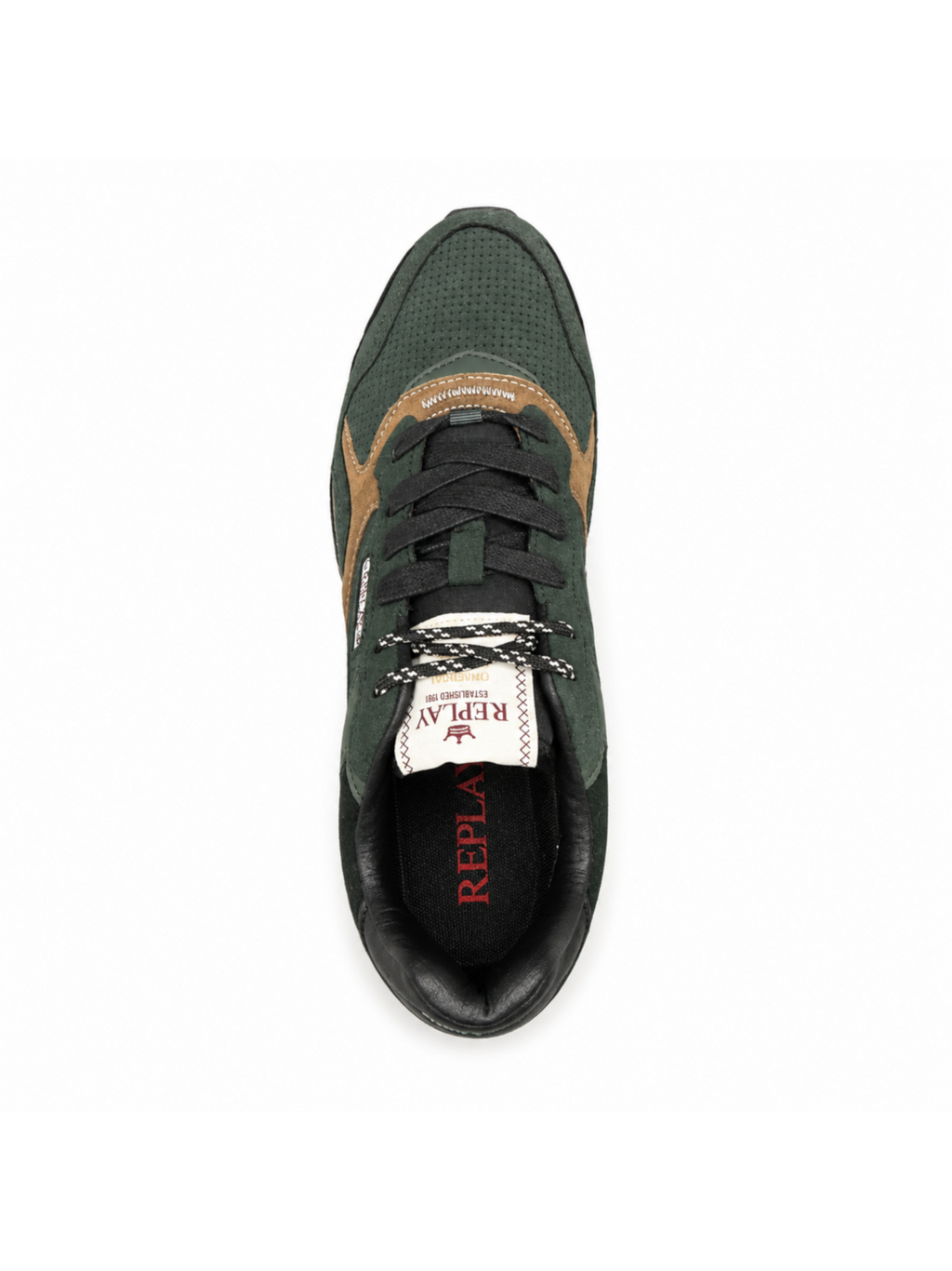 Sneaker Replay Verde blu Uomo RSY30200T MILITARY GREEN REPLAY 