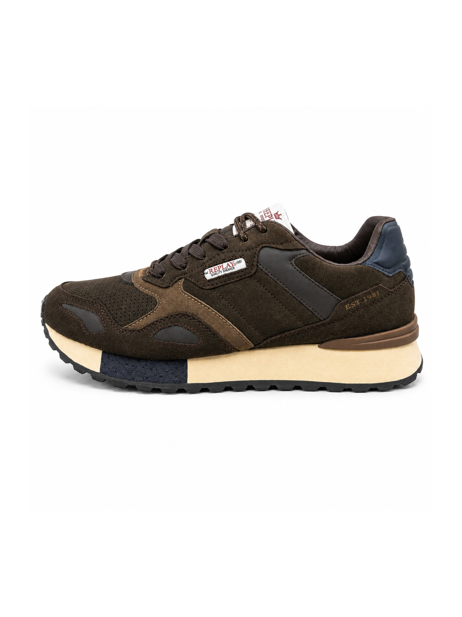 Sneaker Replay Marrone Uomo RSY30201S COFFEE REPLAY 