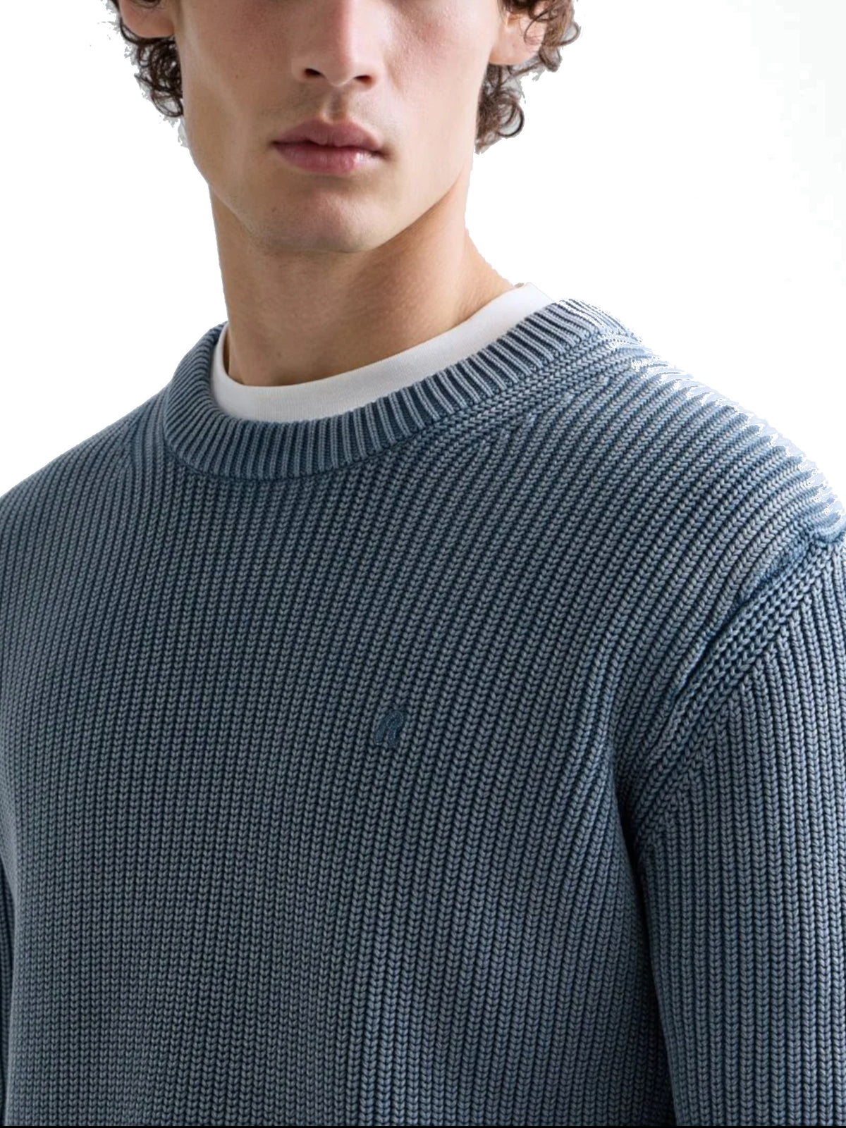 Maglia Replay Blu stonewash UK00AS C07W REPLAY 