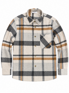 Camicia SEINSE Beige in flanella quadro CI1165 BEIGE SEINSE 