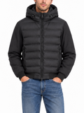 Piumino Seinse Nero con cappuccio GBI1170 NERO SEINSE 