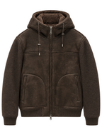 Montone Seinse Marrone con maniche in panno GBI1176 MARRONE SEINSE 