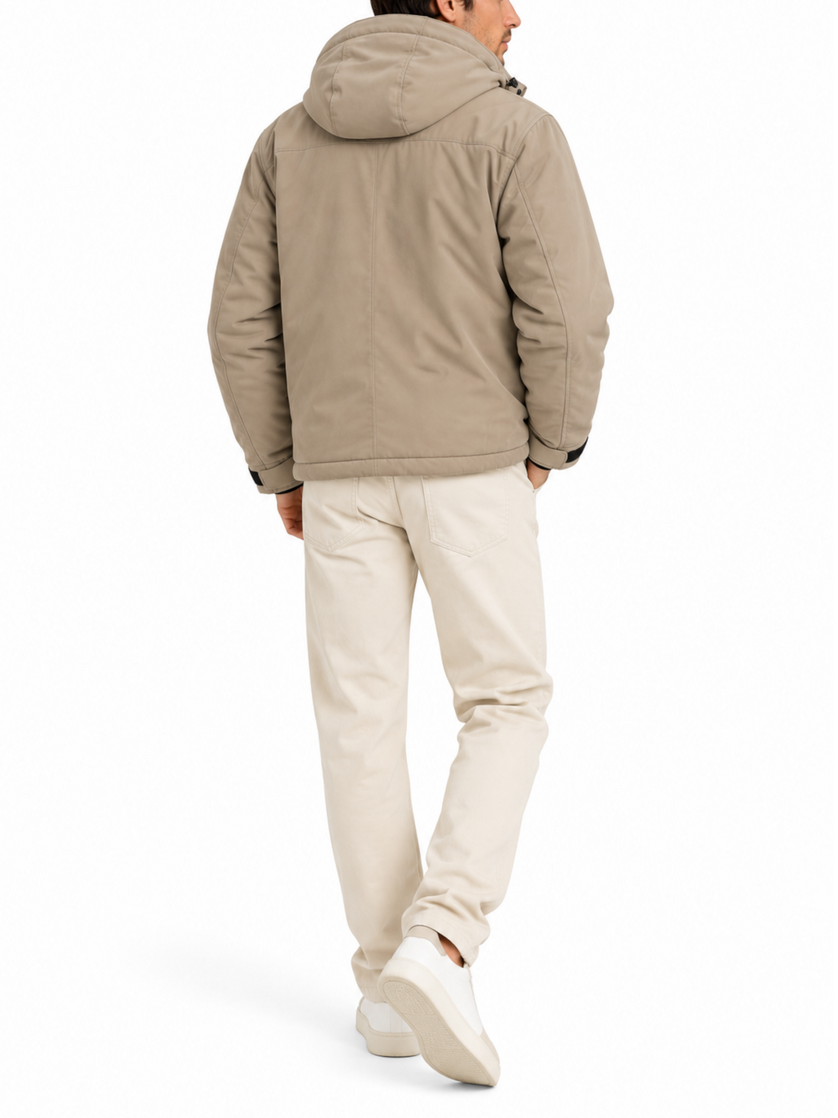 Giubbotto Seinse Beige tecnico con cappuccio GBI1199 BEIGE SEINSE 