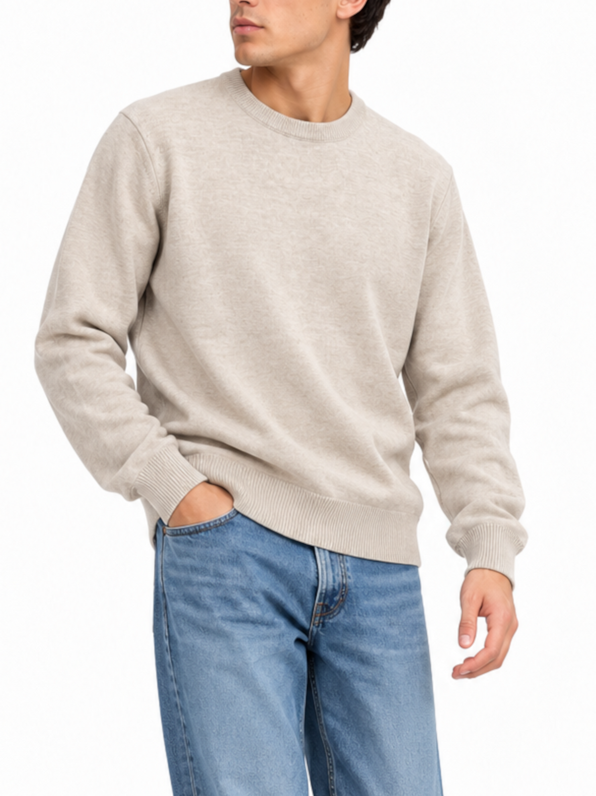 Maglia Seinse Beige girocollo in viscosa MI3330 BEIGE SEINSE 