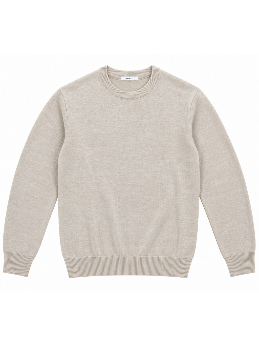 Maglia Seinse Beige girocollo in viscosa MI3330 BEIGE SEINSE 