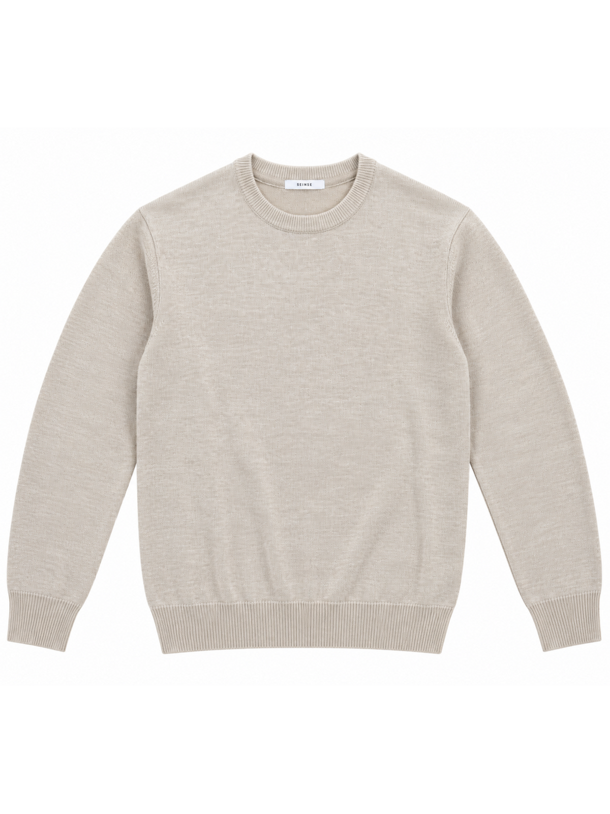 Maglia Seinse Beige girocollo in viscosa MI3330 BEIGE SEINSE 