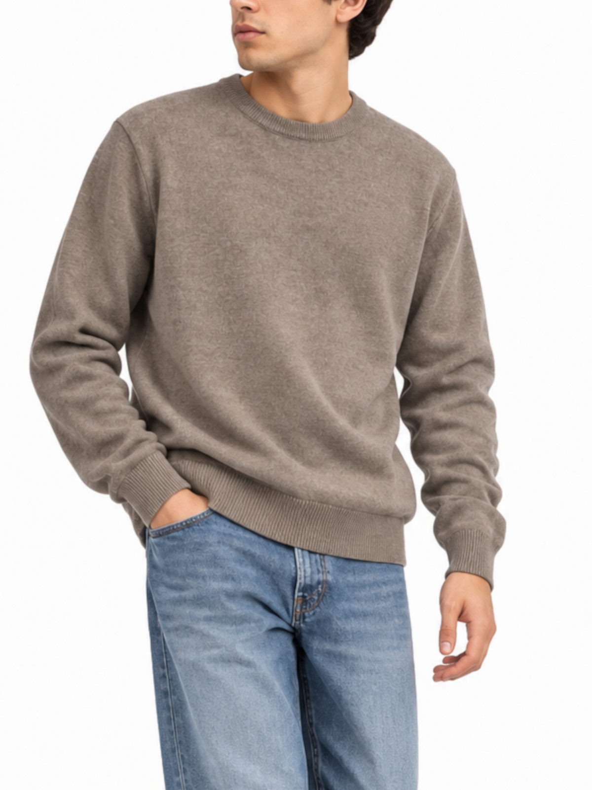 Maglia Seinse Fango girocollo in viscosa MI3330 FANGO SEINSE 
