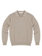 Polo Seinse Beige in maglia MI3336 GREIGE SEINSE 