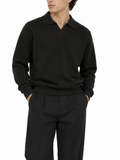Polo Seinse Nero in maglia MI3336 NERO SEINSE 
