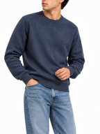 Maglia Seinse Blu girocollo in misto cashmere MI3344 BLU SEINSE 