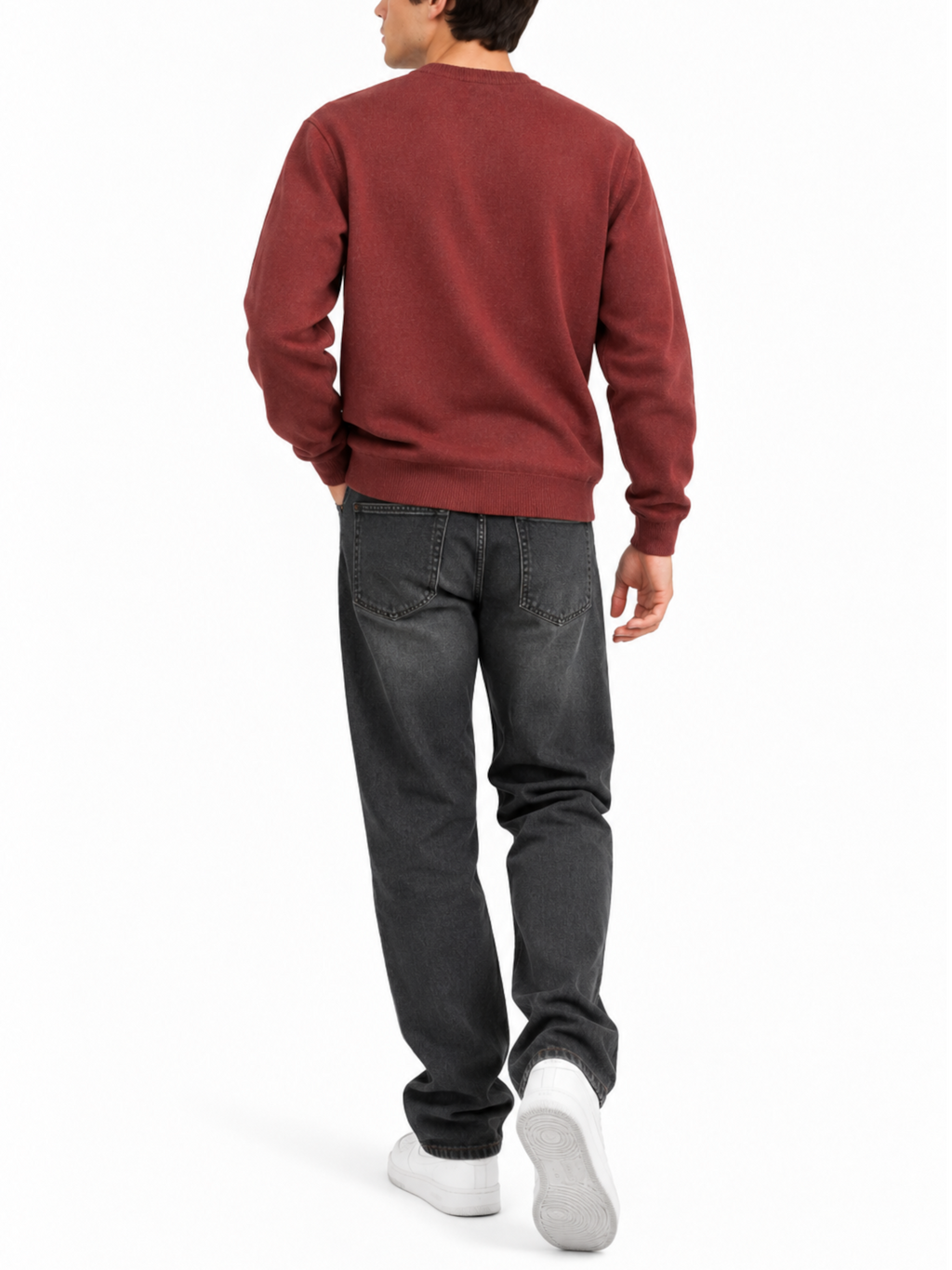 Maglia Seinse Terracotta girocollo in misto cashmere MI3344 TERRACOTTA SEINSE 