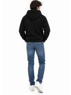 Felpa in maglia Seinse Nero con cappuccio MI3376 NERO SEINSE 