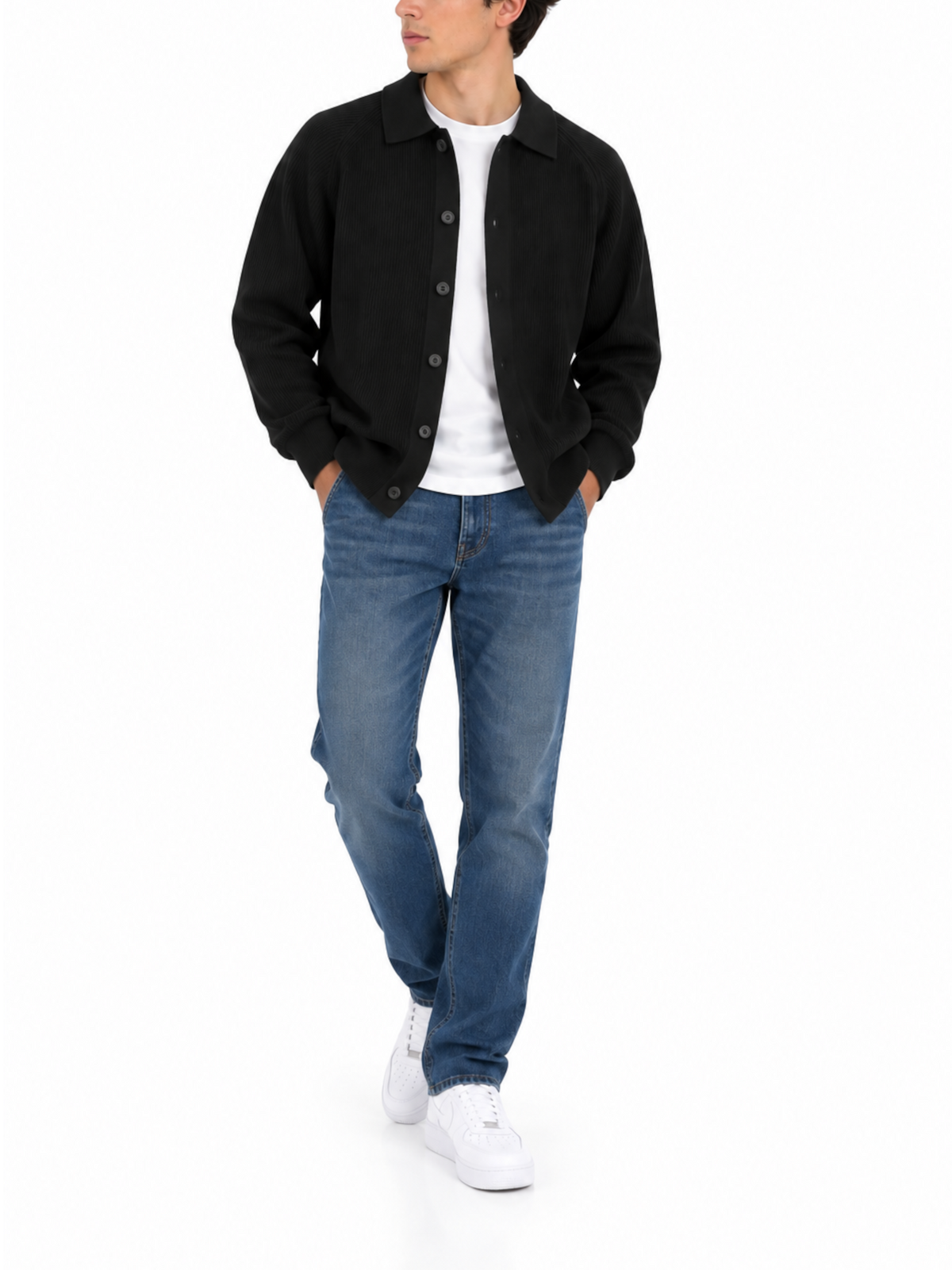 Cardigan Seinse Nero polo MI3390 NERO SEINSE 