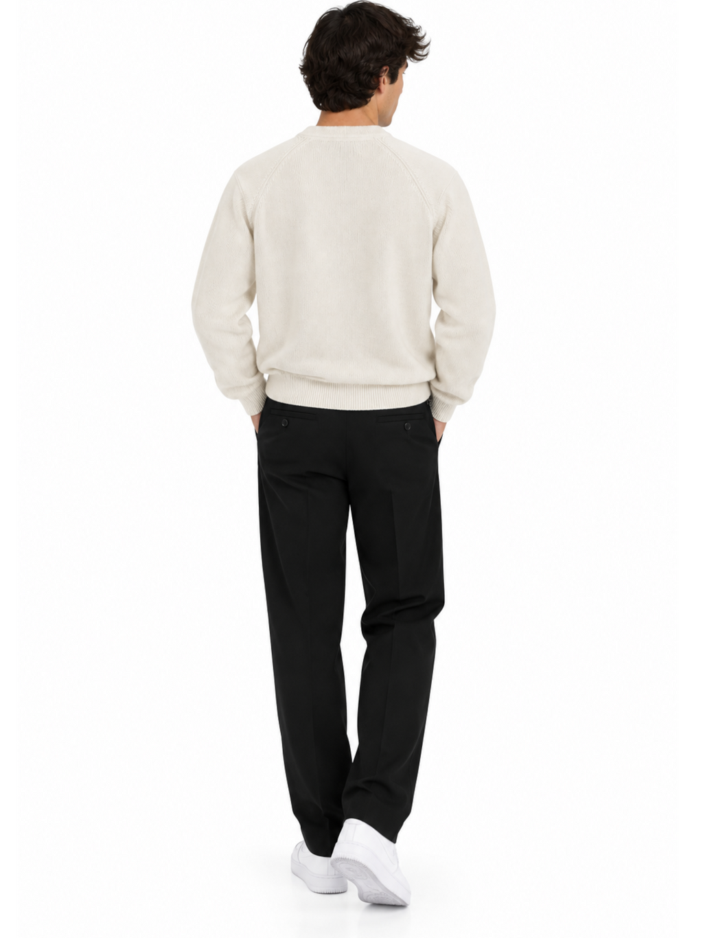 Maglia Seinse Panna lavorata MI3410 OFF WHITE SEINSE 